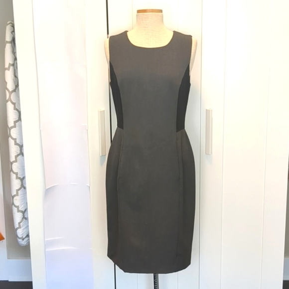 Calvin Klein Grey And Black Dress - Picture 1 of 12
